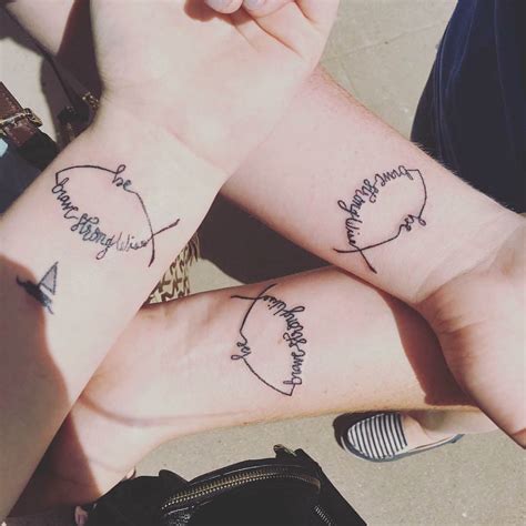 sibling tattoos|matching tattoos for 3 siblings.